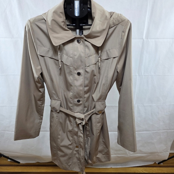 London Fog Jackets & Blazers - Women's Beige Trench Coat